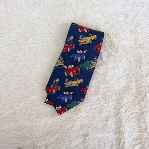 Mikey Unlimited blue tie